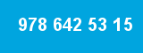 978 642 53 15 978 642 53 15